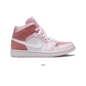 Nike pink air jordons (worn)